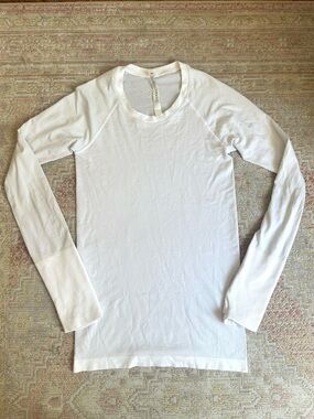 Lululemon White Long Sleeve Swiftly Tech